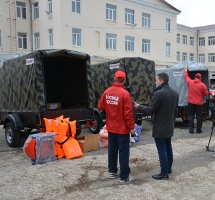 Сотрудники общества спасения на водах получили передвижной спасательный пост