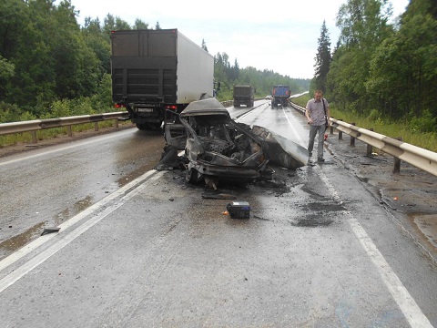 Авария на 163 км трассы Пермь-Березники