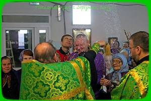 Вербное воскресение, всенощное бдение в Никольском храме, г. Березники