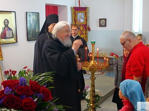 Визит епископа Никона в Никольский храм, г. Березники