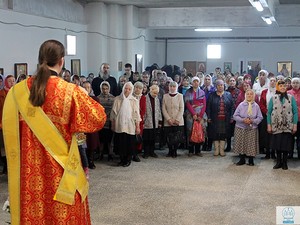 Визит епископа Никона в Никольский храм, г. Березники