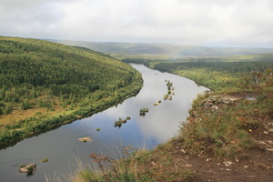 Река Вишера. Гора Ветлан