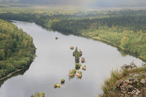 Река Вишера. Гора Ветлан