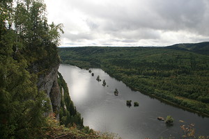 Река Вишера. Гора Ветлан