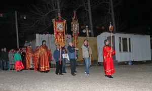 Пасхальное богослужение в Никольском храме г. Березники