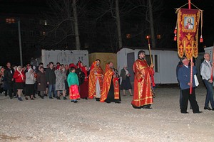 Пасхальное богослужение в Никольском храме г. Березники