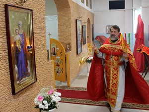 Пасхальное богослужение в Никольском храме г. Березники