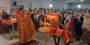 Пасхальное богослужение в Никольском храме г. Березники