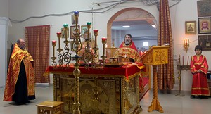 Пасхальное богослужение в Никольском храме г. Березники