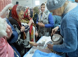 Божественная литургия в Свято-Никольском храме г. Березники 6 ноября 2016 г.