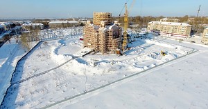 Никольский храм в Березниках, вид сверху