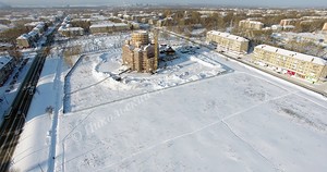 Никольский храм в Березниках, вид сверху